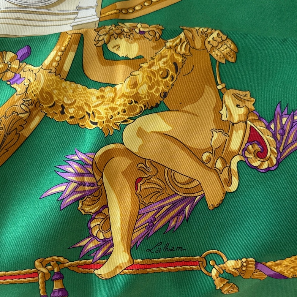 Hermes silk scarf - Picture 7 of 9